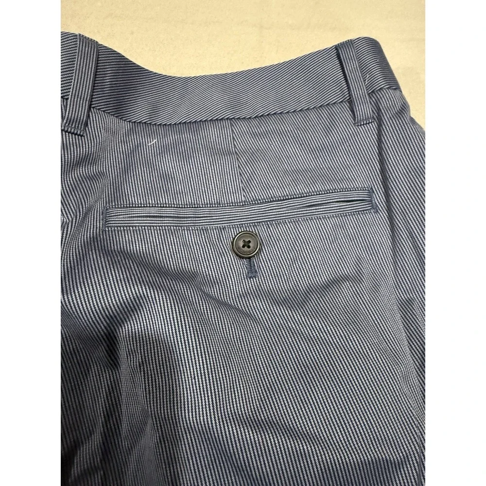 Bonobos Friday Men's Straight-Leg Pants‎ Stretch Chino Blue Tonal Stripe 36x30